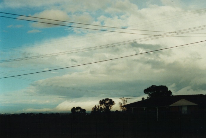 thunderstorm cumulonimbus_incus : Schofields, NSW   29 June 2000