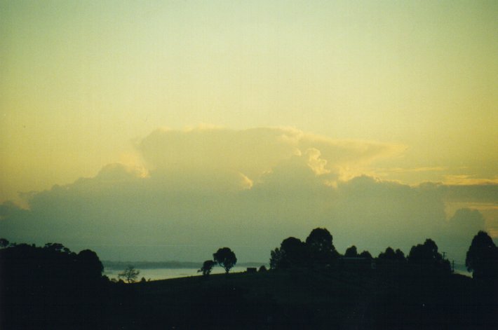 thunderstorm cumulonimbus_incus : McLeans Ridges, NSW   2 August 2000