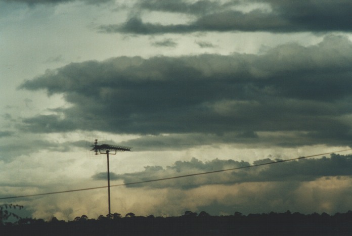 thunderstorm cumulonimbus_incus : Northbridge, NSW   28 August 2000
