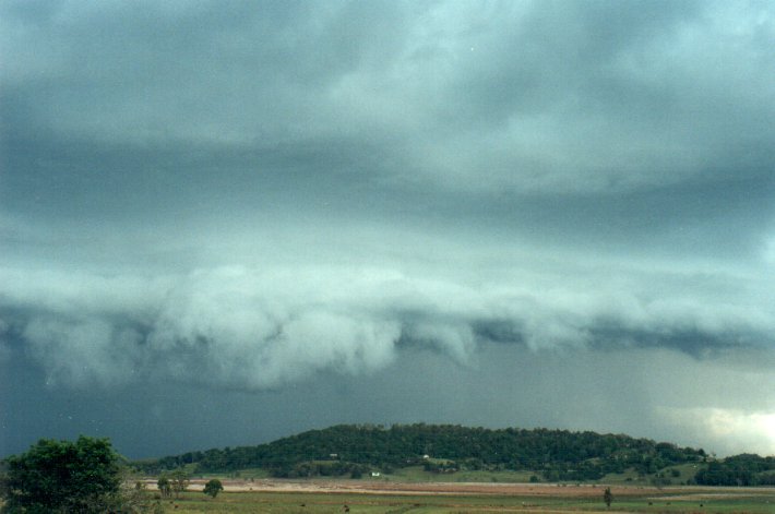 shelfcloud shelf_cloud : Meerschaum Vale, NSW   25 October 2000