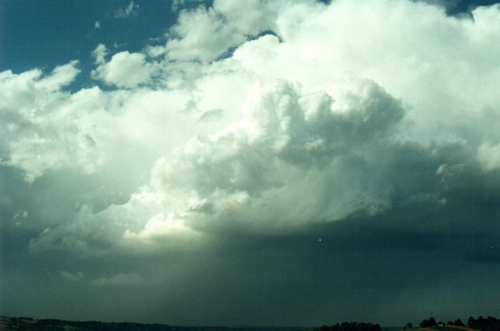 thunderstorm cumulonimbus_incus : McLeans Ridges, NSW   26 October 2000