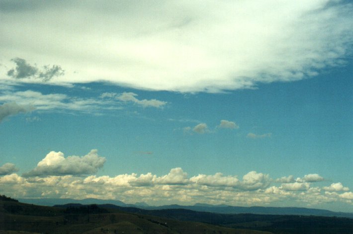 cumulus mediocris : Richmond Range, NSW   4 November 2000