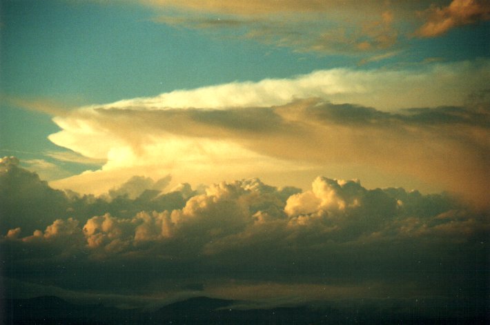 thunderstorm cumulonimbus_incus : McLeans Ridges, NSW   4 November 2000