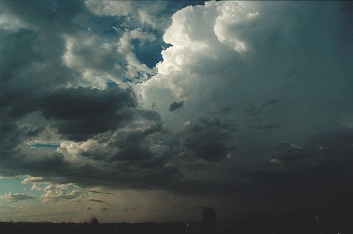 thunderstorm cumulonimbus_incus : N of Kempsey, NSW   5 November 2000