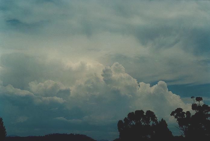 thunderstorm cumulonimbus_incus : Quirindi lookout, NSW   29 November 2000