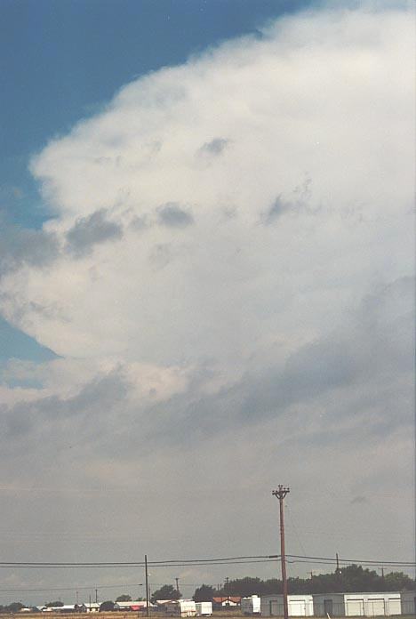 thunderstorm cumulonimbus_incus : Dumas, Texas, USA   29 May 2001