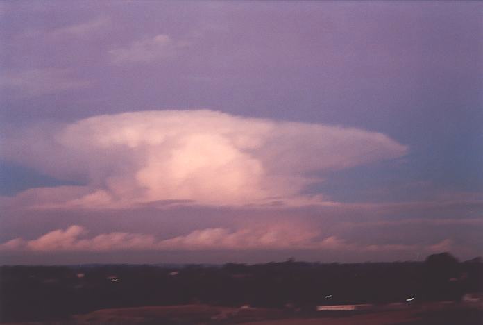 thunderstorm cumulonimbus_incus : Schofields, NSW   3 July 2001