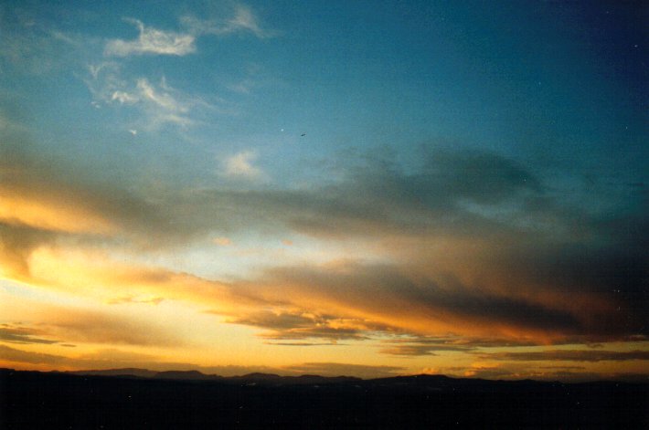 sunset sunset_pictures : McLeans Ridges, NSW   5 September 2001