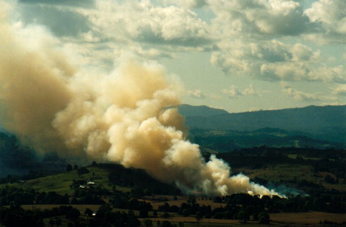 bushfire wild_fire : McLeans Ridges, NSW   18 September 2001