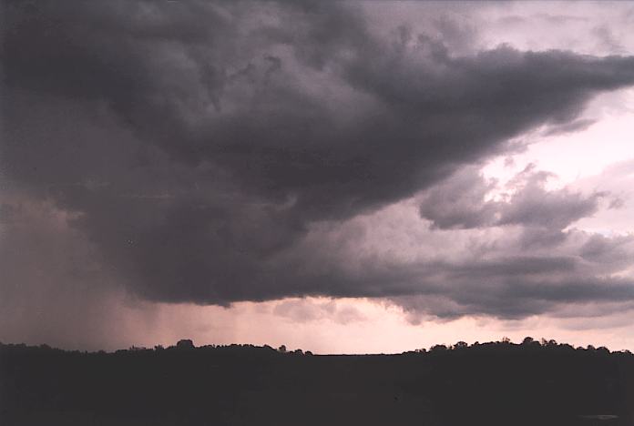 cumulonimbus thunderstorm_base : S of Picton, NSW   2 October 2001