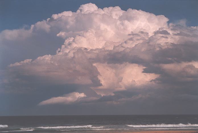 thunderstorm cumulonimbus_incus : Hallidays Point, NSW   3 October 2001