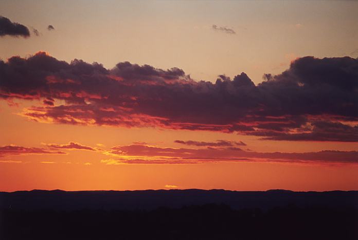 sunset sunset_pictures : Rooty Hill, NSW   24 October 2001