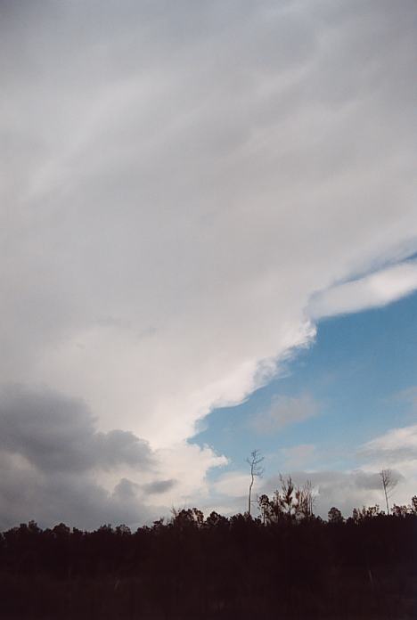 thunderstorm cumulonimbus_incus : Raymond Terrace, NSW   11 November 2001