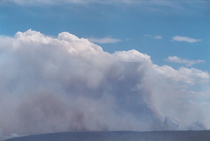 cumulus pyrocumulus : Kurrajong, NSW   26 December 2001