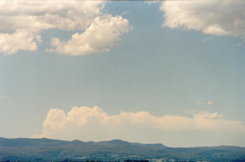 thunderstorm cumulonimbus_incus : McLeans Ridges, NSW   2 January 2002