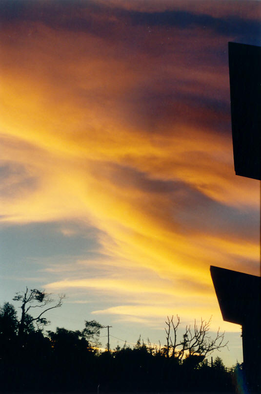sunset sunset_pictures : McLeans Ridges, NSW   8 January 2002