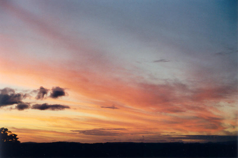 sunset sunset_pictures : McLeans Ridges, NSW   7 May 2002