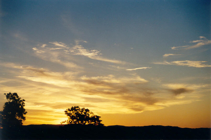 sunset sunset_pictures : McLeans Ridges, NSW   21 May 2002