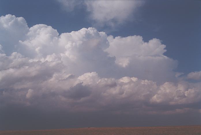 thunderstorm cumulonimbus_incus : N of Canadian, Texas, USA   23 May 2002
