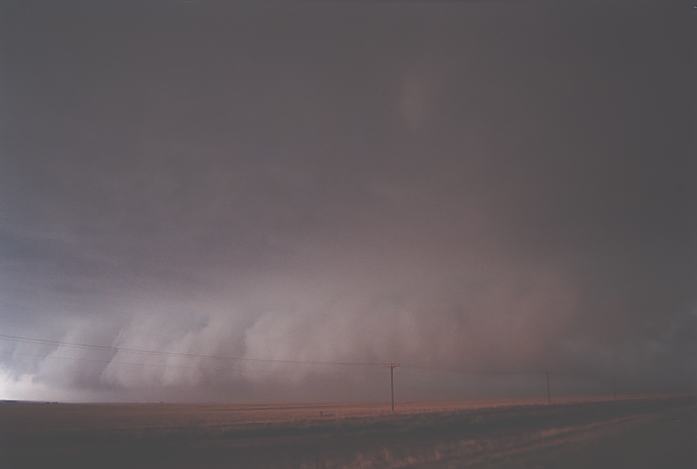 cumulonimbus thunderstorm_base : near Stratton, Colorado, USA   3 June 2002