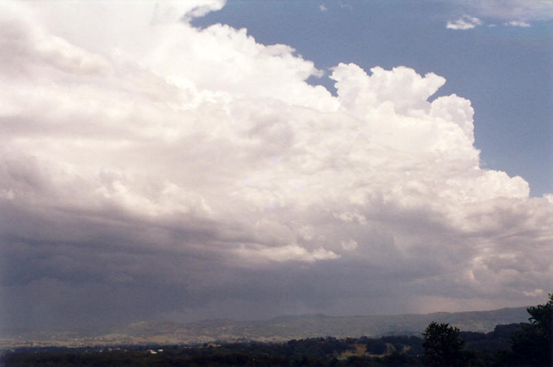 thunderstorm cumulonimbus_incus : Brunswick Heads, NSW   30 November 2002