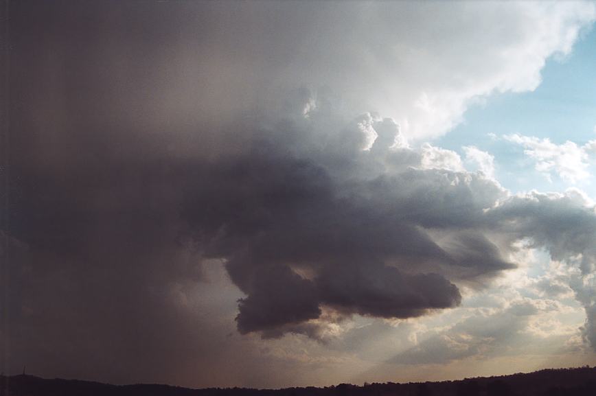 raincascade precipitation_cascade : Camden, NSW   12 February 2003