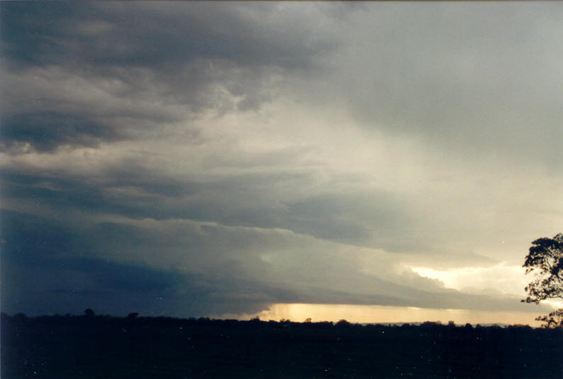 cumulonimbus thunderstorm_base : McKees Hill, NSW   13 February 2003