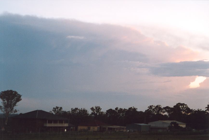 thunderstorm cumulonimbus_incus : Schofields, NSW   8 March 2003