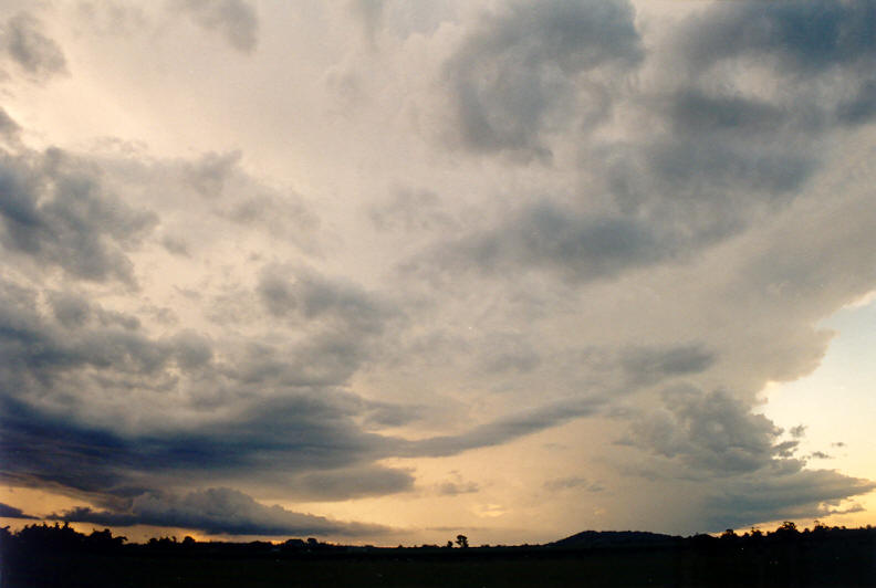 thunderstorm cumulonimbus_incus : Woodburn, NSW   22 March 2003