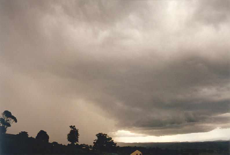raincascade precipitation_cascade : McLeans Ridges, NSW   3 April 2003