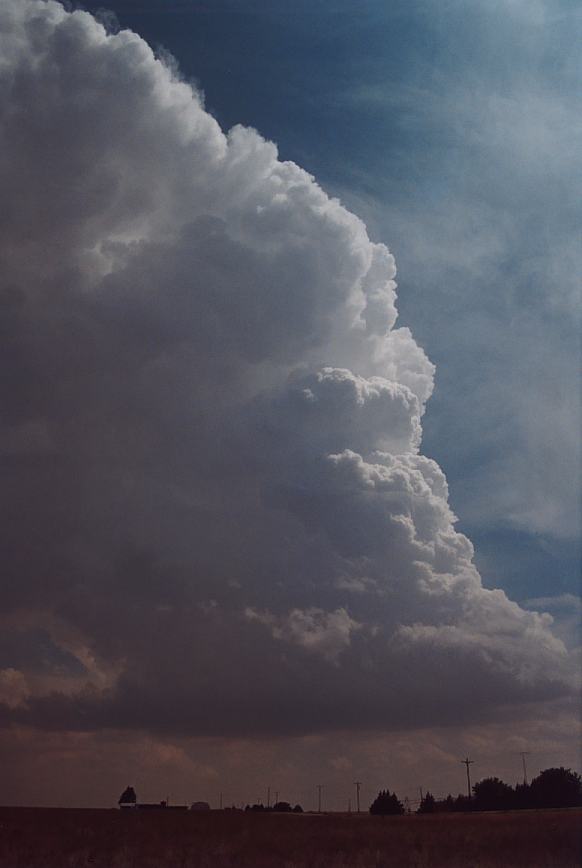 thunderstorm cumulonimbus_incus : Earth, Texas, USA   3 June 2003
