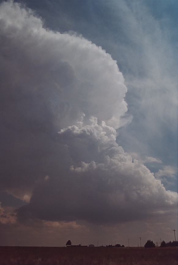 cumulonimbus thunderstorm_base : Earth, Texas, USA   3 June 2003