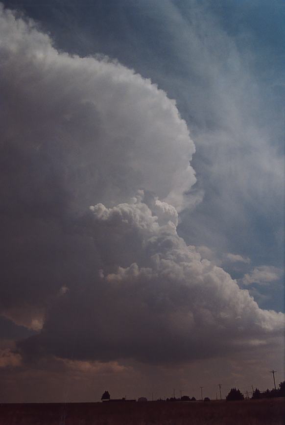 updraft thunderstorm_updrafts : Earth, Texas, USA   3 June 2003