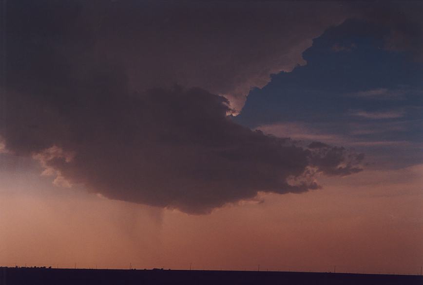 cumulonimbus supercell_thunderstorm : Perryton, Texas, USA   9 June 2003