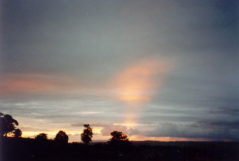 sunset sunset_pictures : McLeans Ridges, NSW   17 June 2003