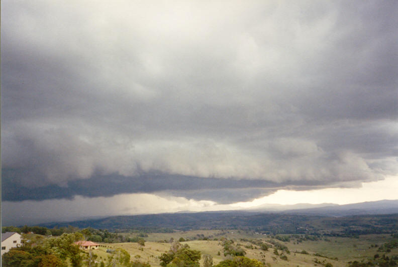 shelfcloud shelf_cloud : McLeans Ridges, NSW   16 October 2003