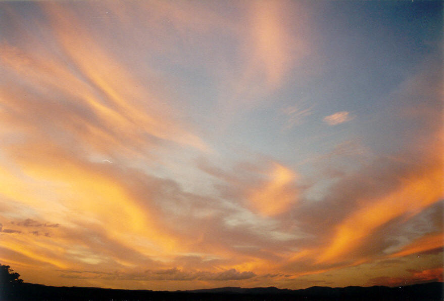 sunset sunset_pictures : McLeans Ridges, NSW   30 January 2004