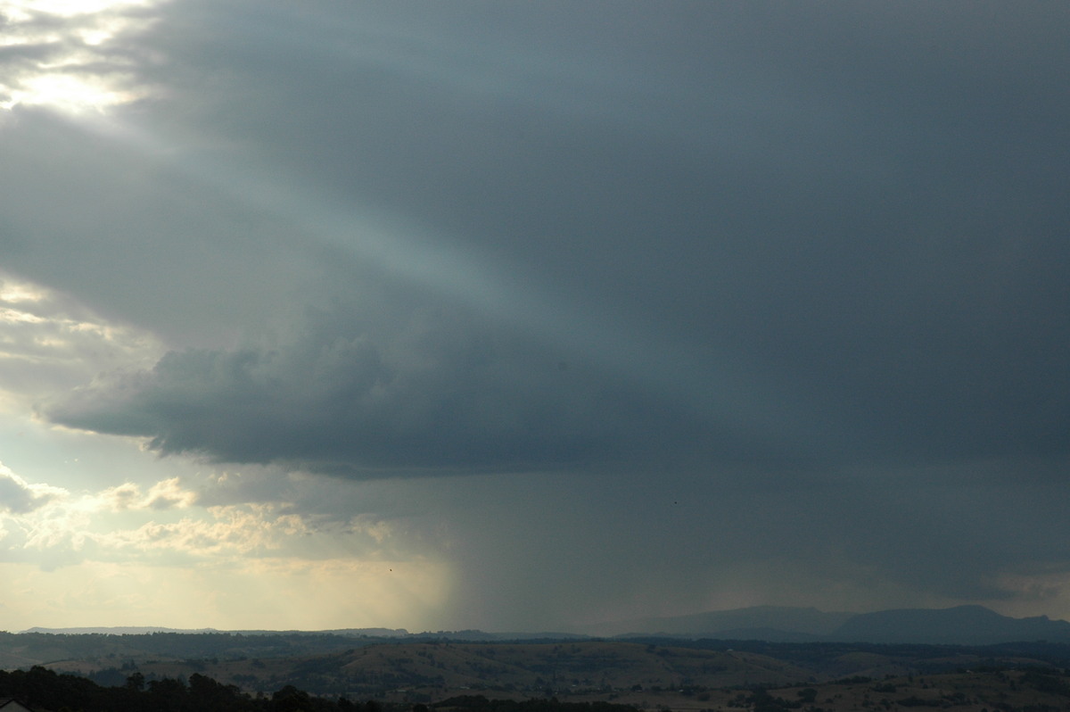 cumulonimbus thunderstorm_base : McLeans Ridges, NSW   26 August 2004