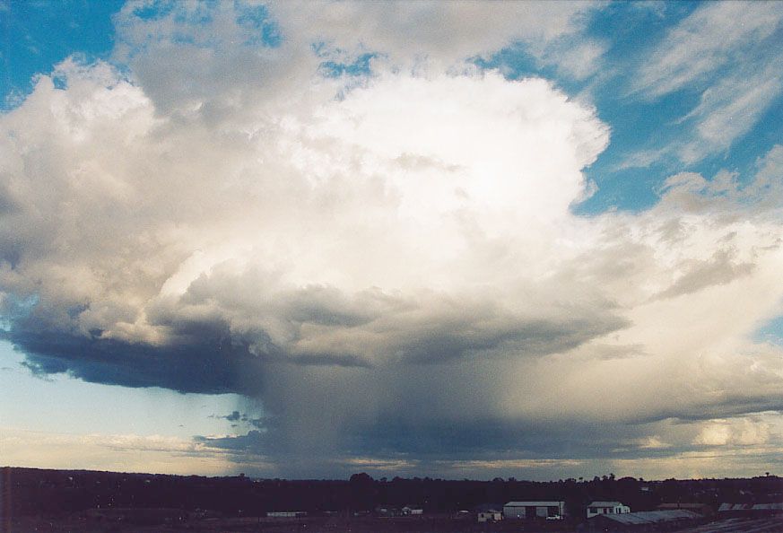 thunderstorm cumulonimbus_incus : Schofields, NSW   9 September 2004