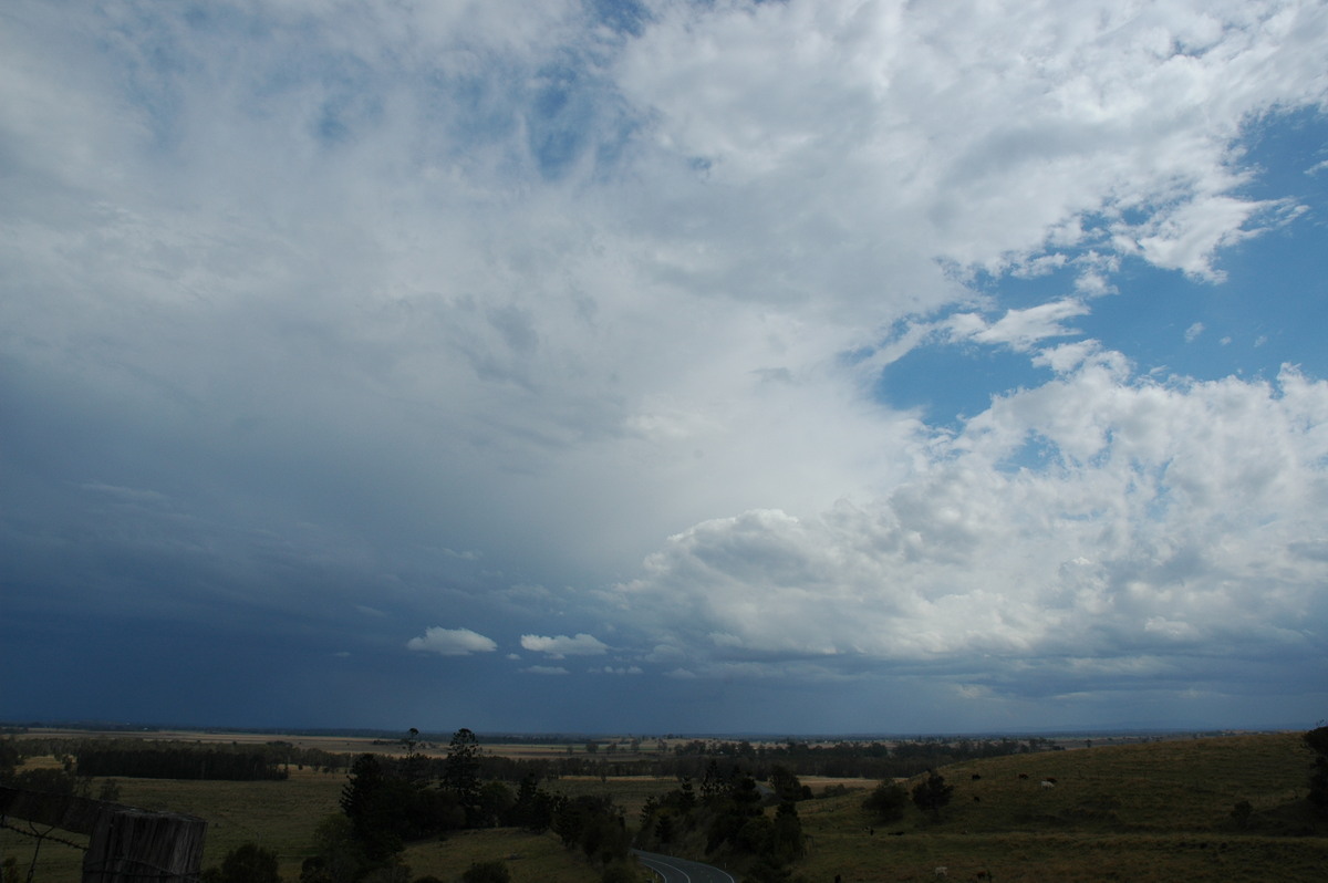 thunderstorm cumulonimbus_incus : McLeans Ridges, NSW   20 September 2004