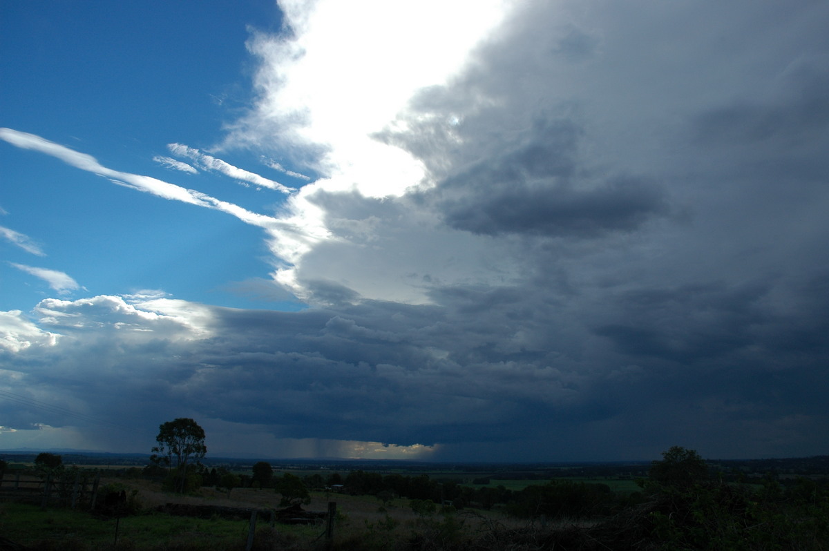 thunderstorm cumulonimbus_incus : Tregeagle, NSW   21 October 2004