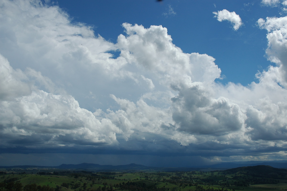 thunderstorm cumulonimbus_incus : Mallanganee NSW   9 November 2004