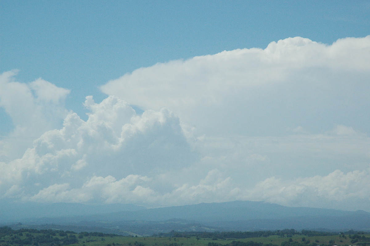 thunderstorm cumulonimbus_incus : McLeans Ridges, NSW   17 November 2004
