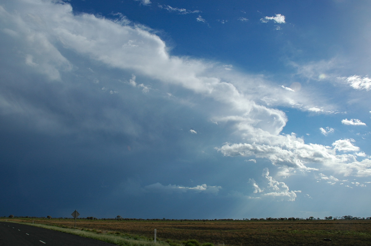 thunderstorm cumulonimbus_incus : Walgett, NSW   8 December 2004