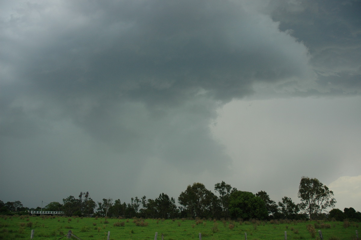 cumulonimbus thunderstorm_base : Coraki, NSW   23 December 2004