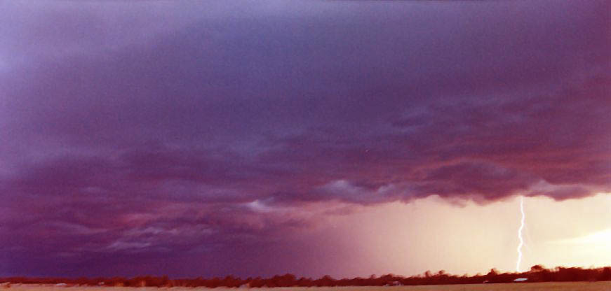 cumulonimbus thunderstorm_base : Narrabri, NSW   24 December 2004