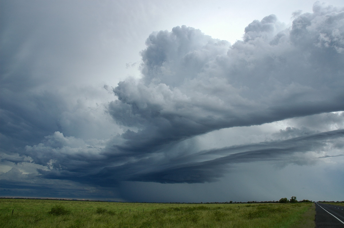 thunderstorm cumulonimbus_calvus : near Moree, NSW   27 December 2004