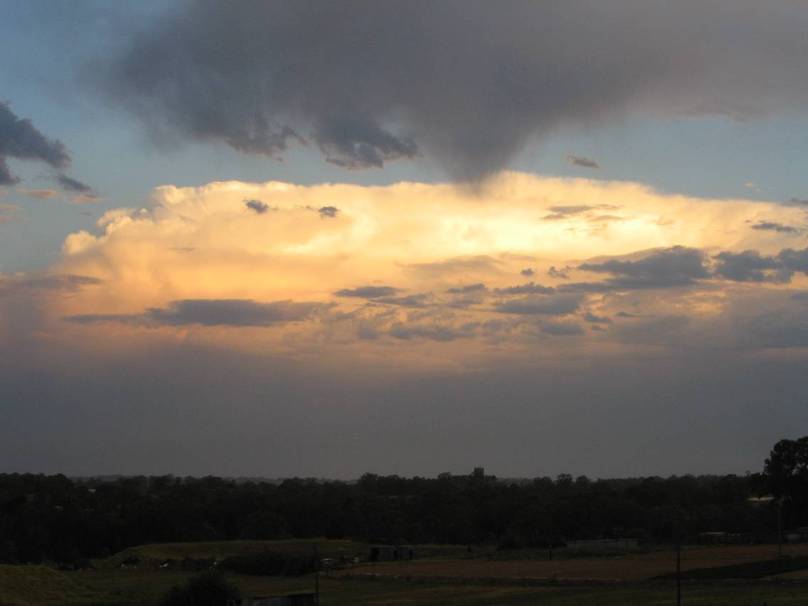 thunderstorm cumulonimbus_incus : Schofields, NSW   14 January 2005