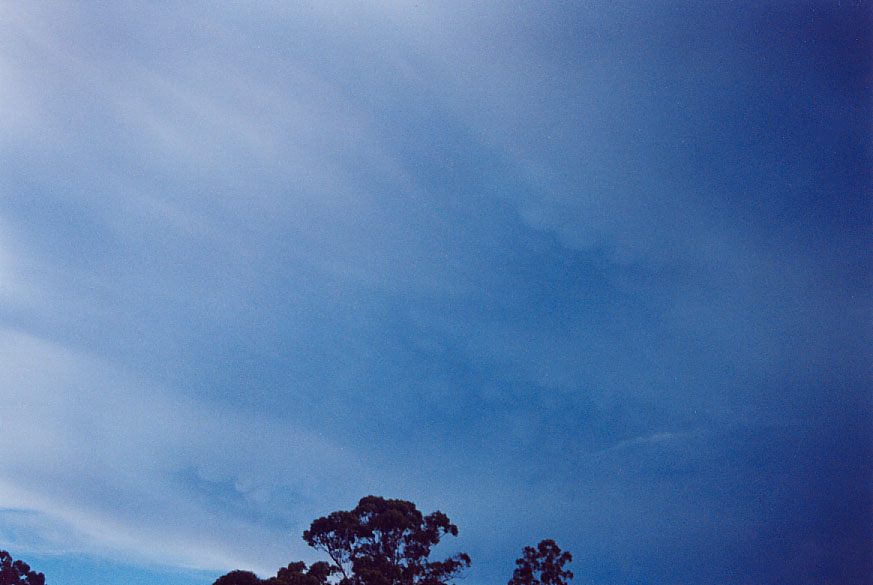 anvil thunderstorm_anvils : Penrith, NSW   1 February 2005