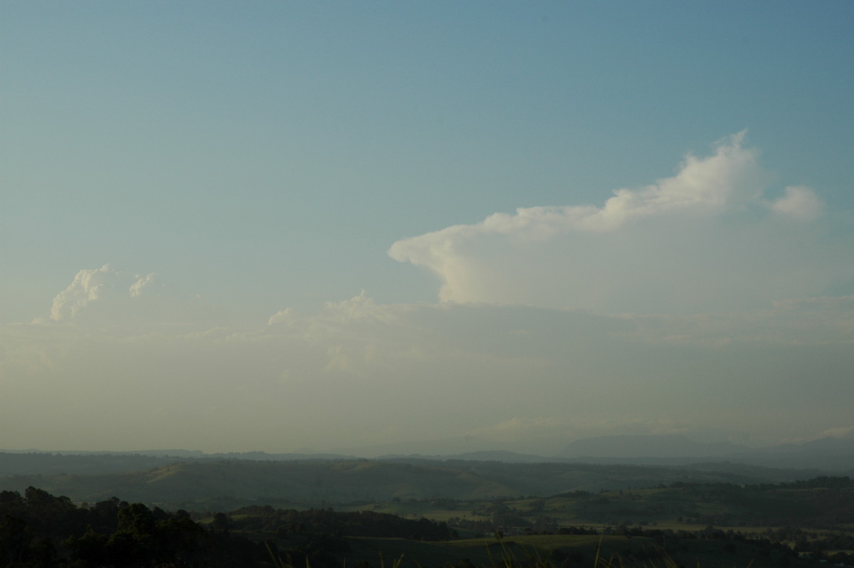 thunderstorm cumulonimbus_incus : McLeans Ridges, NSW   8 February 2005
